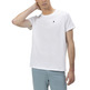 HOMBRE CAMISETA BÁSICA BORDADO A CONT BLANCO P