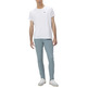 HOMBRE CAMISETA BÁSICA BORDADO A CONT BLANCO P