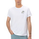 HOMBRE CAMISETA ESTAMPADO DAILY ROUTI BLANCO P