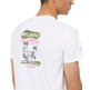 HOMBRE CAMISETA ESTAMPADO FAMILIAR TR BLANCO P