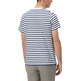 HOMBRE CAMISETA RAYAS NAUTICAS FLUOR BLANCO P