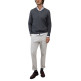 JERSEY HOMBRE  EL GANSO JERSEY BÁSICO CUELLO PICO GRIS