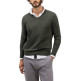 JERSEY HOMBRE  EL GANSO JERSEY BÁSICO CUELLO PICO VERD