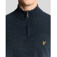 JERSEY HOMBRE  LYLE & SCOTT LAMBSWOOL BLEND QUARTER ZIP JU