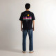 CAMISETA HOMBRE  MUNICH OVERSIZE T-SHIRT TREKKING NAVY