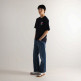 CAMISETA HOMBRE  MUNICH OVERSIZE T-SHIRT TREKKING NAVY