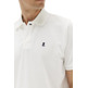 HOMBRE POLO LAVADO BORDADO A CONTRAST BLANCO P