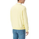 HOMBRE SUDADERA BÁSICA BORDADO A CONT AMARILLO