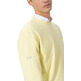 HOMBRE SUDADERA BÁSICA BORDADO A CONT AMARILLO
