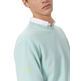 HOMBRE SUDADERA BÁSICA BORDADO A CONT AZUL TUR