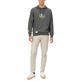 HOMBRE SUDADERA CAPUCHA ESTAMPADO CAM ANTRACIT