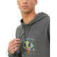 HOMBRE SUDADERA CAPUCHA ESTAMPADO CAM ANTRACIT