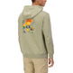 HOMBRE SUDADERA CAPUCHA ESTAMPADO PIC VERDE SA