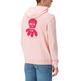 HOMBRE SUDADERA CAPUCHA ESTAMPADO SEA ROSA