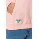 HOMBRE SUDADERA CAPUCHA ESTAMPADO SEA ROSA