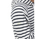 HOMBRE SUDADERA CAPUCHA RAYAS BORDADO BLANCO P