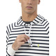 HOMBRE SUDADERA CAPUCHA RAYAS BORDADO BLANCO P