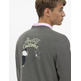 HOMBRE SUDADERA ESTAMPADO BOWLING CUS ANTRACIT