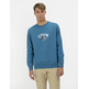 HOMBRE SUDADERA ESTAMPADO SURFER AZUL AZUL ZAF