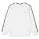 SUDADERA EN FRANELA CON RAYA Y LOGO HOMBRE LACOSTE