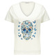 CAMISETA MUJER DEELUXE ESTAMPADO CALAVERA