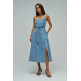 VESTIDO MIDI MUJER SALSA JEANS EN LIGHTDENIM