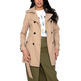 GABARDINA CRUZADA MUJER BRAVE SOUL DOBLE BOTONADURA