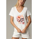 CAMISETA MUJER DEELUXE ESTAMPADO CALAVERA