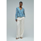 BLUSA SATINADA MUJER SALSA JEANS CON ESTAMPADO