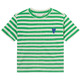 CAMISETA NIÑA COMPAÑIA FANTASTICA RAYAS VERDES