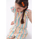 PANTALÓN CORTO NIÑA  CIAFAN SHORTS DE NIÑA RAYAS MULTICOLO