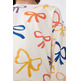NIÑA SUDADERA UNISEX ESTAMPADO DE L CONVERSA