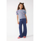 NIÑA TOP DE NIÑA ESTAMPADO DE PLUMA GEOMETRI