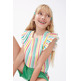 CAMISETA NIÑA  CIAFAN TOP DE NIÑA RAYAS MULTICOLOR