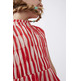 VESTIDO CORTO NIÑA COMPAÑIA FANTASTICA RAYAS ROJAS