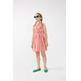VESTIDO CORTO NIÑA COMPAÑIA FANTASTICA RAYAS ROJAS