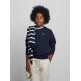 JERSEY PUNTO LOGO BORDADO NIÑO SILBON FIT REGULAR