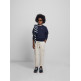 JERSEY PUNTO LOGO BORDADO NIÑO SILBON FIT REGULAR