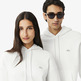 SUDADERA CON CAPUCHA UNISEX LACOSTE DE FELPA GRUESA
