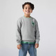SUDADERA NIÑO LEVIS CON STREAMLINE MONOGRAMA