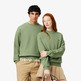 SUDADERA UNISEX LACOSTE DE FELPA GRUESA Y FIT AMPLIO