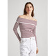 TOP ESCOTE BARDOT ESTAMPADO RAYAS MUJER PEPE JEANS DANNA