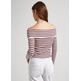 TOP ESCOTE BARDOT ESTAMPADO RAYAS MUJER PEPE JEANS DANNA