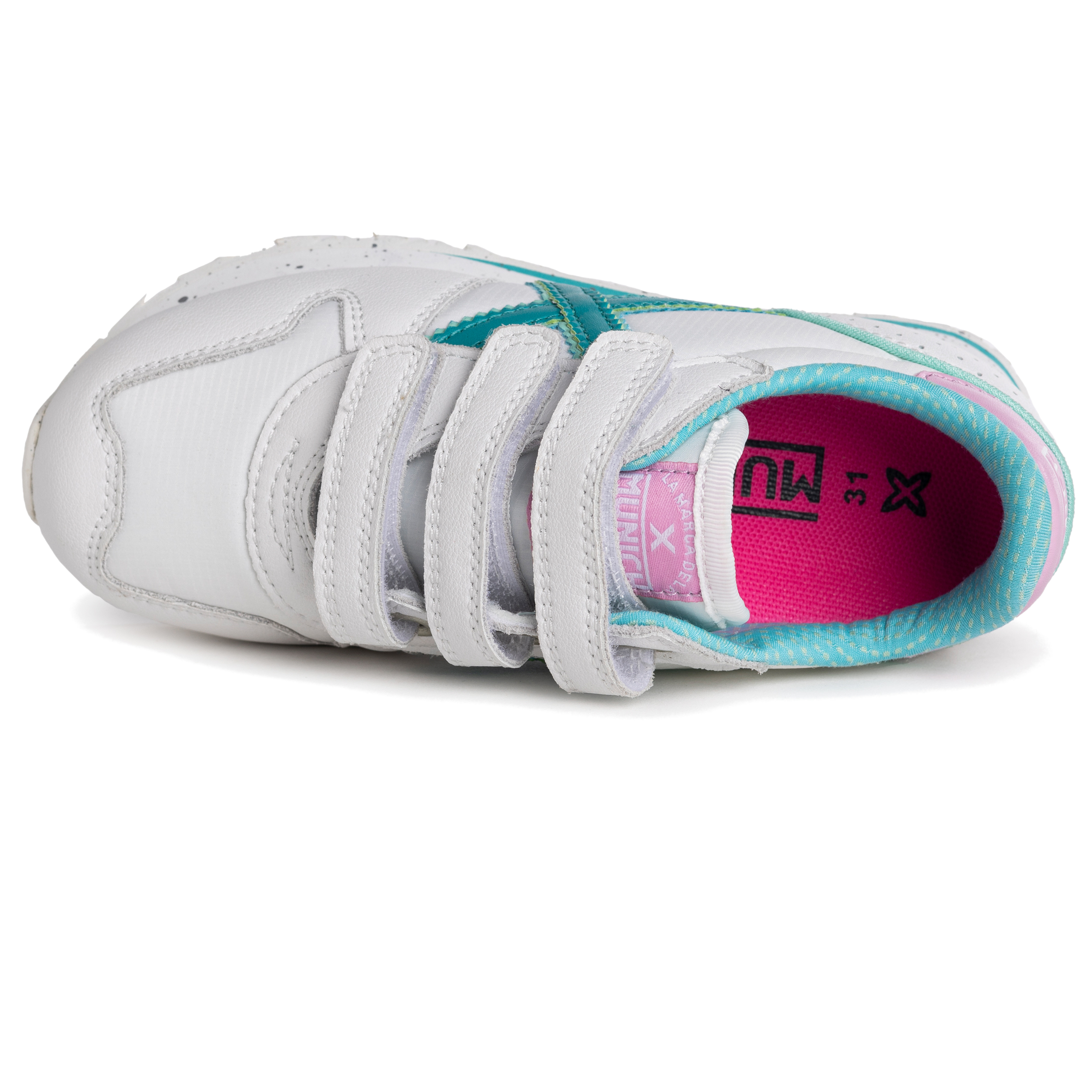 Munich Mini NAD Laces, Scarpe da Ginnastica Unisex-Bambini, Nero, 34 EU