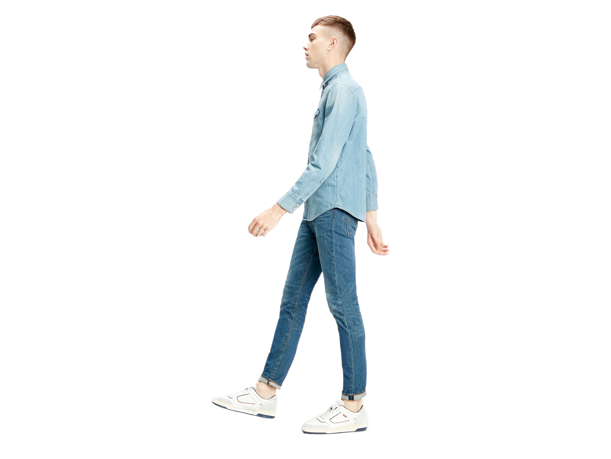 Camisa vaquera hombre levi's clearance