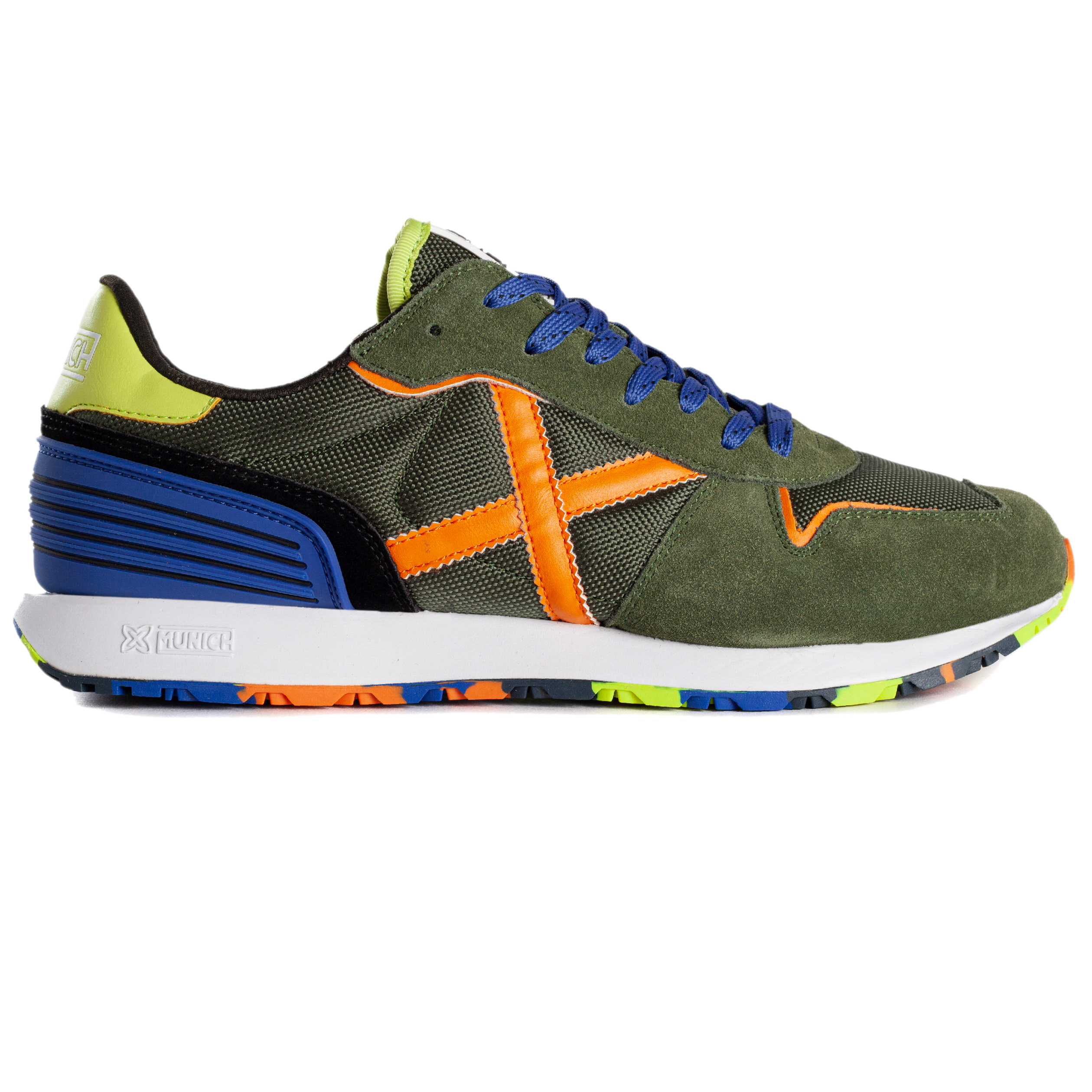 Zapatillas munich sales hombre verdes