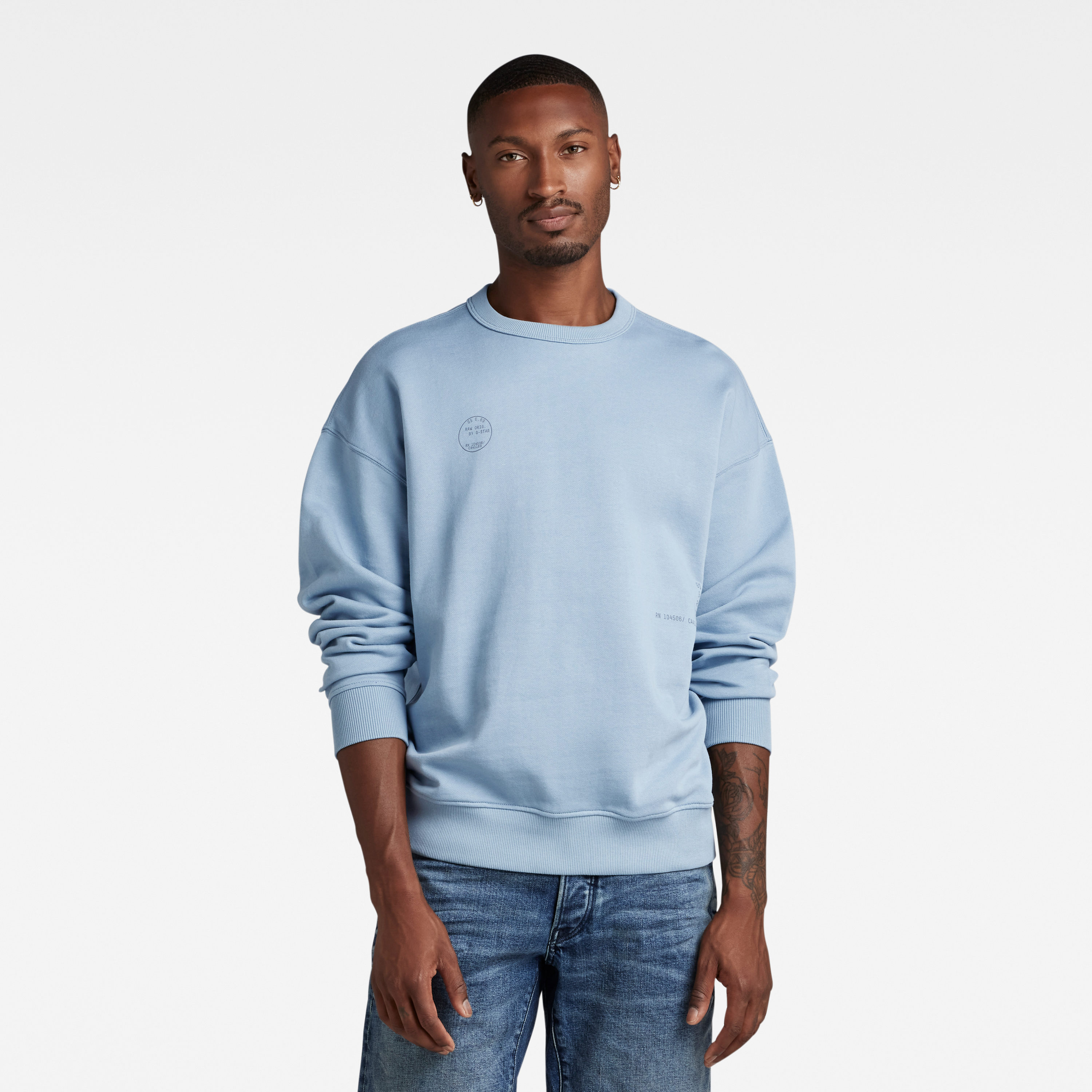 Sudadera cuello redondo deals
