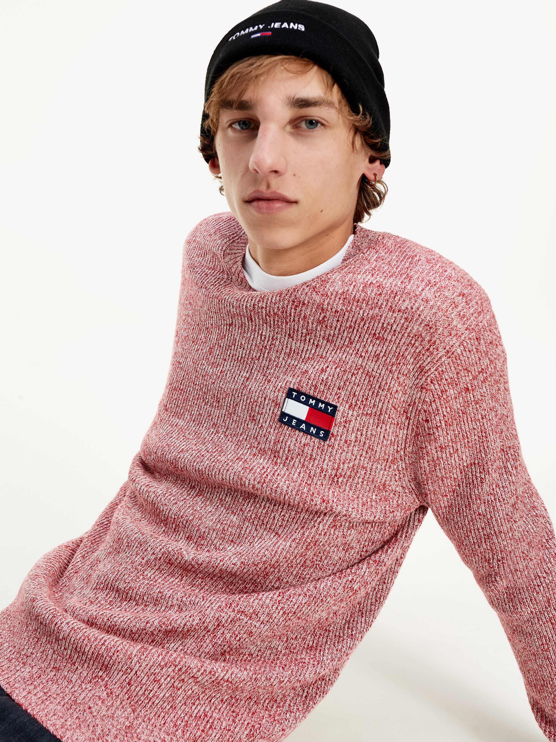 Tommy Jeans TJM Textured Sweater Jersey para Hombre 