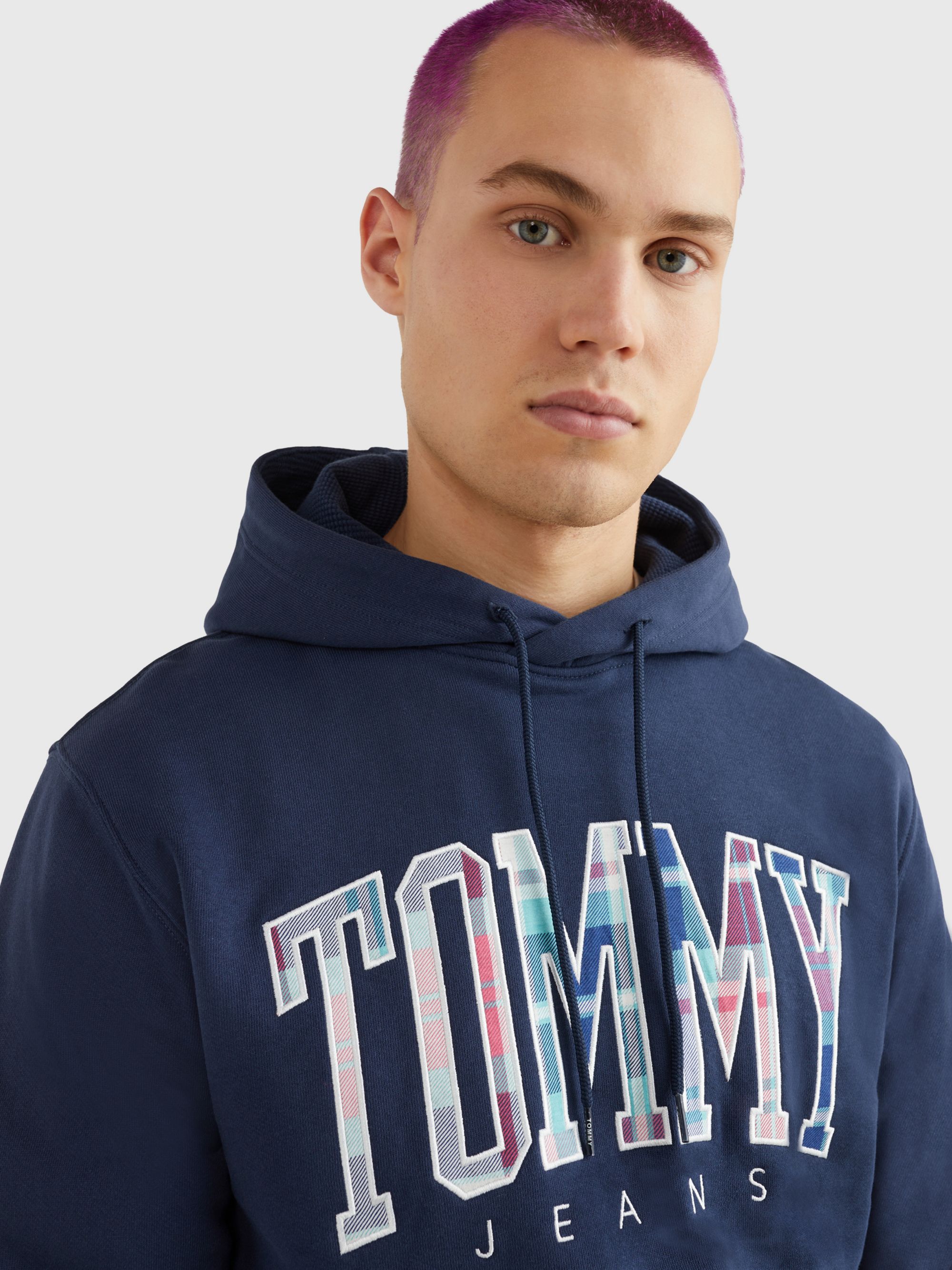 SUDADERA CON CAPUCHA Y LOGO DE TART N HOMBRE TOMMY JEANS