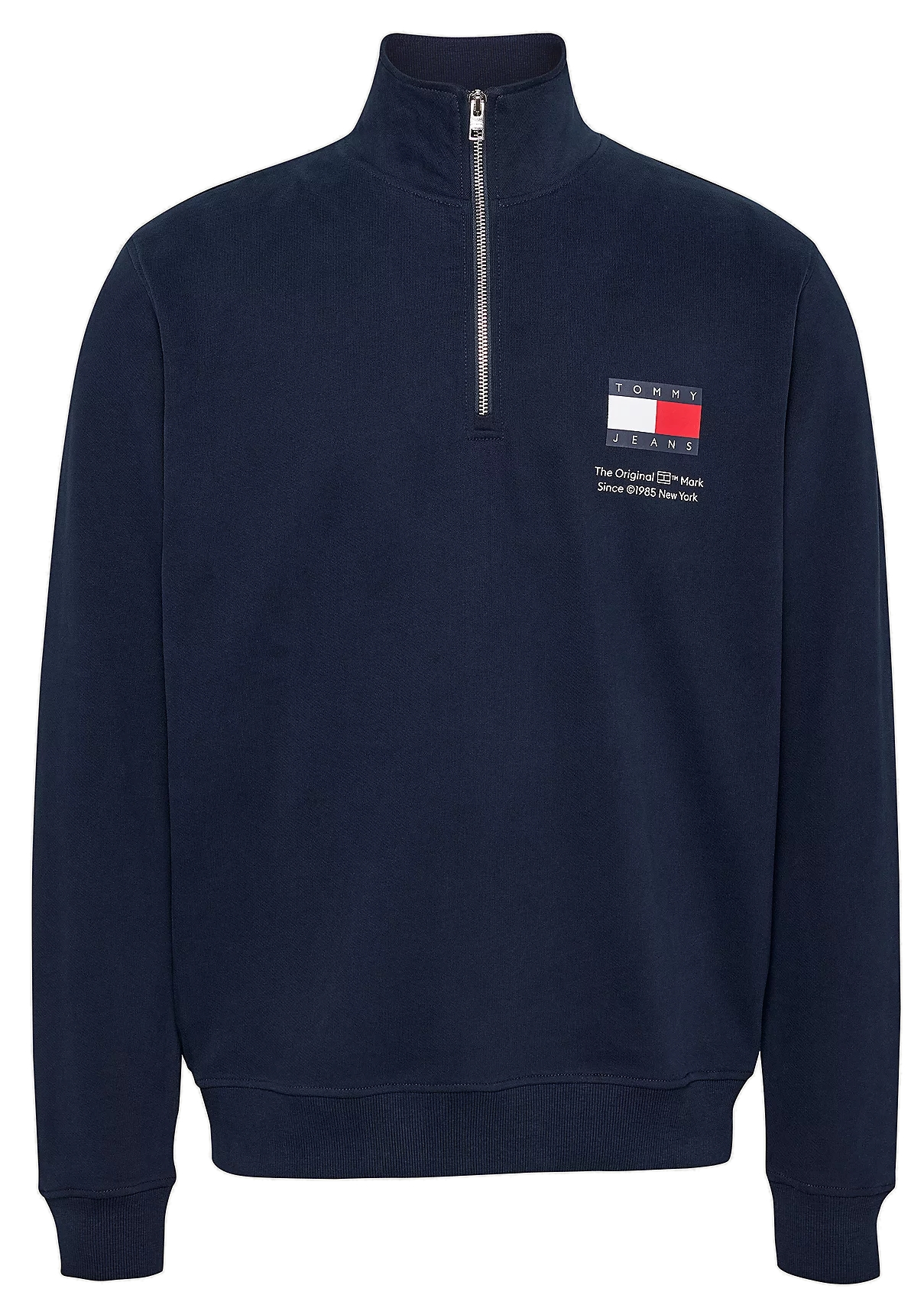 SUDADERA DE MEDIA CREMALLERA CON LOGO HOMBRE TOMMY JEANS